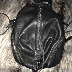 Rebecca Minkoff Black Leather Backpack